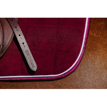 Tapis de selle Riding World Corduroy Bordeaux Tapis de selle Riding World Corduroy Bordeaux