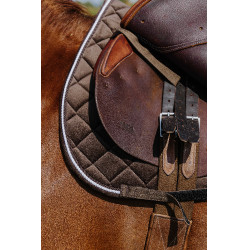 Tapis de selle Riding World Velours Marron Tapis de selle Riding World Velours Marron