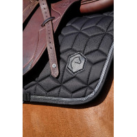 Tapis de selle Equithème Softhex Noir Tapis de selle Equithème Softhex Noir