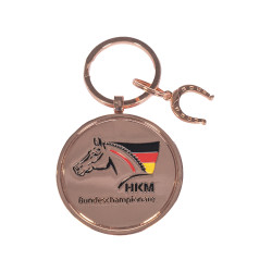 Porte-clés HKM Bucha Or rose Noir