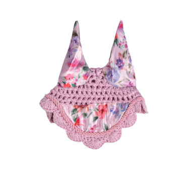 Bonnet anti-mouches Hobby Horsing Print HKM Fleuri