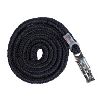 Longe Catherine avec mousqueton anti-panique HKM Bleu foncé / noir Longe Catherine avec mousqueton anti-panique HKM Bleu foncé / noir