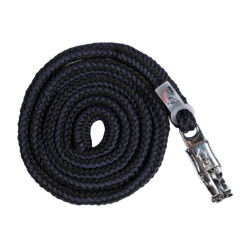 Longe Catherine avec mousqueton anti-panique HKM Bleu foncé / noir Longe Catherine avec mousqueton anti-panique HKM Bleu foncé / noir
