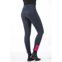 Pantalon HKM Kate full seat silicone Bleu foncé