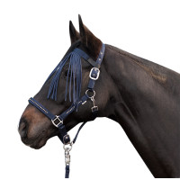 Frontal anti-mouches HKM Anti fly Bleu foncé