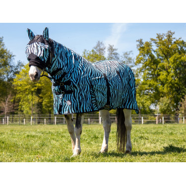 Couverture anti-mouches Zebra Aqua HKM