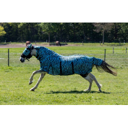 Couverture anti-mouches Zebra Aqua HKM