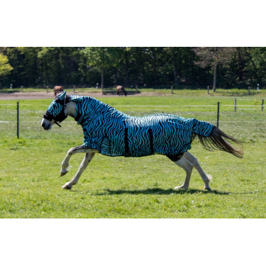 Couverture anti-mouches Zebra Aqua HKM