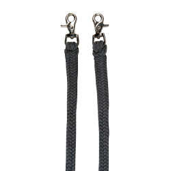 Licol éthologique Strass avec rênes / longes HKM Gris / raisin Licol éthologique Strass avec rênes / longes HKM Gris / raisin