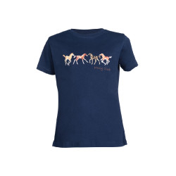 T-shirt enfants Pony Club HKM Bleu foncé T-shirt enfants Pony Club HKM Bleu foncé
