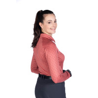 T-Shirt fonctionnel HKM Rosewood Allover Print Gris clair