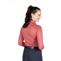 T-Shirt fonctionnel HKM Rosewood Allover Print Gris clair