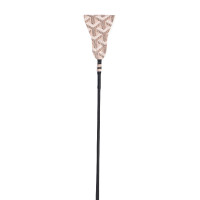 Cravache Jumping crop Naomi HKM Beige / gris foncé