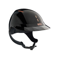 Casque d'équitation Naca Gravity XP Noir onyx brillant / rose gold