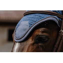 Bonnet chasse mouche Equithème Chic Bleu Bonnet chasse mouche Equithème Chic Bleu