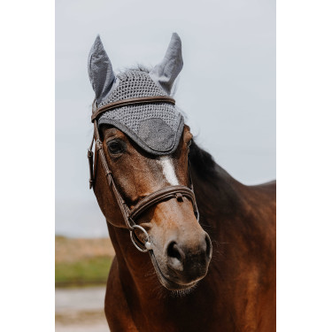 Bonnet chasse mouche Equithème Chic Gris