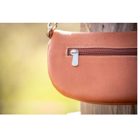 Sac banane Pénélope Smile Cognac Marron