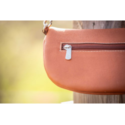 Sac banane Pénélope Smile Cognac Marron Sac banane Pénélope Smile Cognac Marron