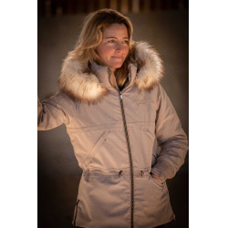 Parka Pénélope Steppy Taupe Marron