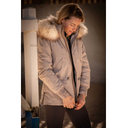 Parka Pénélope Steppy Taupe Marron