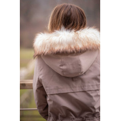 Parka Pénélope Steppy Taupe Marron