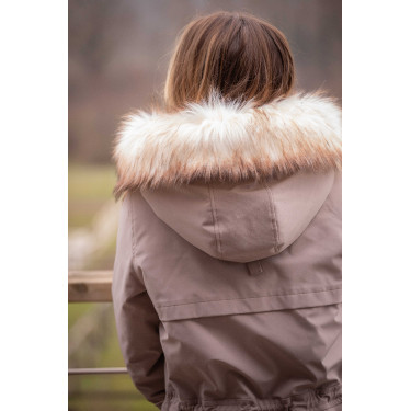 Parka Pénélope Steppy Taupe Marron