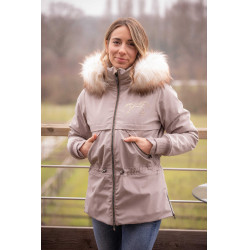 Parka Pénélope Steppy Taupe Marron