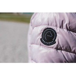 Doudoune réversible Je t'aime Equithème Lutha Noir / rose Doudoune réversible Je t'aime Equithème Lutha Noir / rose