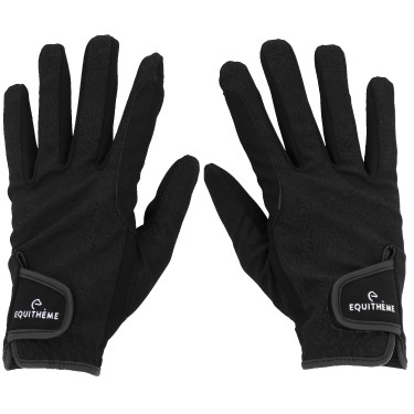 Gants Equithème Savage Noir Gants Equithème Savage Noir