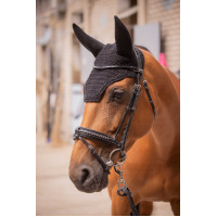 Bonnet pour chevaux Pénélope Soundless Strass Noir Bonnet pour chevaux Pénélope Soundless Strass Noir