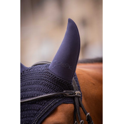 Bonnet pour chevaux Pénélope Soundless Strass Marine Bleu marine