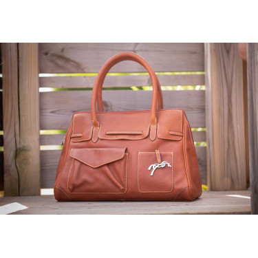 Sac à main Pénélope Maëlys Grand modèle Cognac Marron Sac à main Pénélope Maëlys Grand modèle Cognac Marron