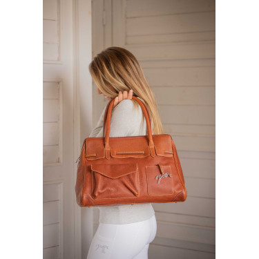 Sac à main Pénélope Maëlys Grand modèle Cognac Marron Sac à main Pénélope Maëlys Grand modèle Cognac Marron