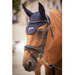 Bonnet chevaux Pénélope Coton Marine Bleu marine Bonnet chevaux Pénélope Coton Marine Bleu marine