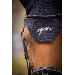 Bonnet chevaux Pénélope Coton Marine Bleu marine Bonnet chevaux Pénélope Coton Marine Bleu marine