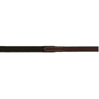 Rênes sangles Eric Thomas 16mm Havane Marron Rênes sangles Eric Thomas 16mm Havane Marron