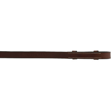 Rênes sangles Eric Thomas 16mm Havane Marron Rênes sangles Eric Thomas 16mm Havane Marron