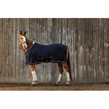 Chemise Equithème Micro mesh Bleu marine Chemise Equithème Micro mesh Bleu marine