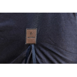 Chemise Equithème Micro mesh Bleu marine Chemise Equithème Micro mesh Bleu marine