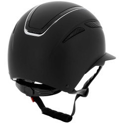 Casque Equithème Agris visière large Noir argenté Casque Equithème Agris visière large Noir argenté