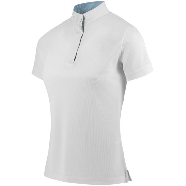 Polo mesh Equithème Betty Blanc Polo mesh Equithème Betty Blanc