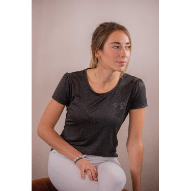 T-shirt Tecty Pénélope manches courtes Gris T-shirt Tecty Pénélope manches courtes Gris