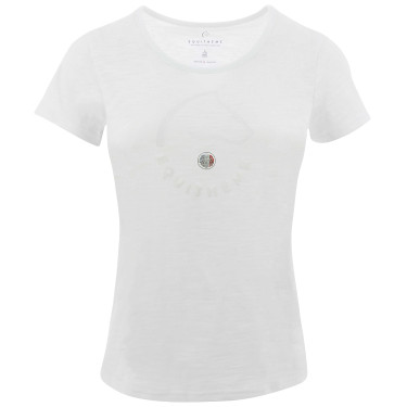 T-shirt Equithème Claire Blanc T-shirt Equithème Claire Blanc