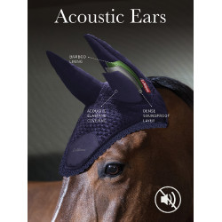 Bonnet anti-mouches LeMieux acoustique Essence Noir Bonnet anti-mouches LeMieux acoustique Essence Noir