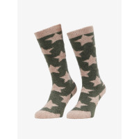 Chaussettes LeMieux Fluffies Sasha Star Bleu atlantique Chaussettes LeMieux Fluffies Sasha Star Bleu atlantique