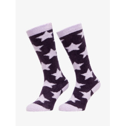 Chaussettes LeMieux Fluffies Sasha Star Juniper Violet Chaussettes LeMieux Fluffies Sasha Star Juniper Violet