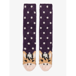 Chaussettes LeMieux Fluffy Character Fjord Blanc