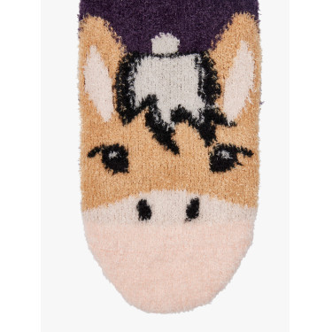 Chaussettes LeMieux Fluffy Character Fjord Blanc