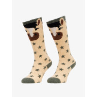 Chaussettes LeMieux Fluffy Character Dream Beige Chaussettes LeMieux Fluffy Character Dream Beige