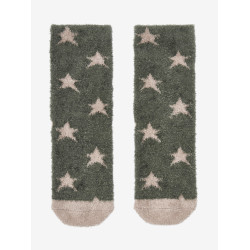 Chaussettes rayées Sabrina Mini LeMieux Amande Marron Chaussettes rayées Sabrina Mini LeMieux Amande Marron